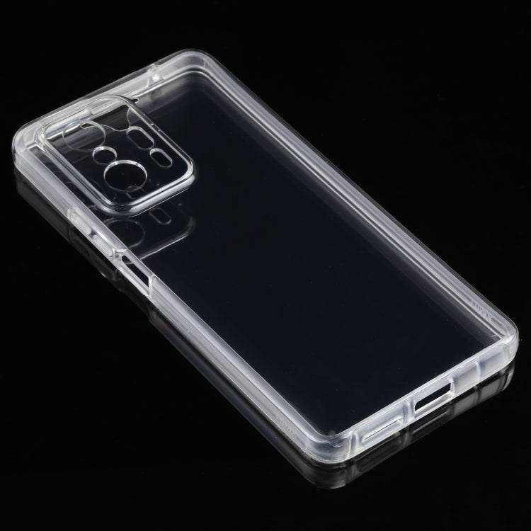 Custodia per telefono trasparente all-inclusive a doppia faccia ultrasottile in PC + TPU, For Xiaomi 11T