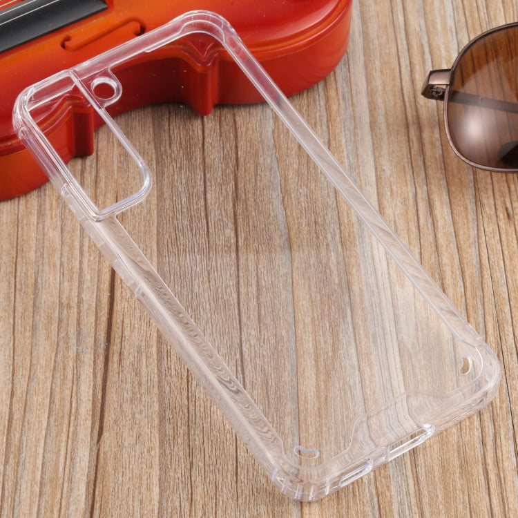 Custodia per telefono in TPU + PC trasparente antiurto a quattro angoli, For Samsung Galaxy S22 5G, For Samsung Galaxy S22+ 5G, For Samsung Galaxy S22 Ultra 5G