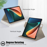 Custodia in pelle con rotazione 360° per Xiaomi Pad 5 Pro 11"