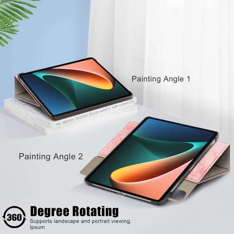 Custodia in pelle con rotazione 360° per Xiaomi Pad 5 Pro 11"