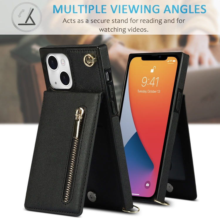 Custodia portafoglio con cerniera per iPhone 13 mini