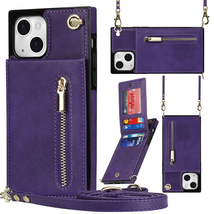 Custodia portafoglio con cerniera per iPhone 13 mini