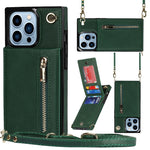 Custodia portafoglio con cerniera per iPhone 13 mini