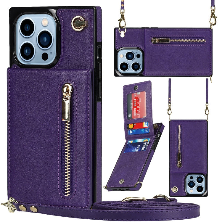 Custodia portafoglio con cerniera per iPhone 13 mini