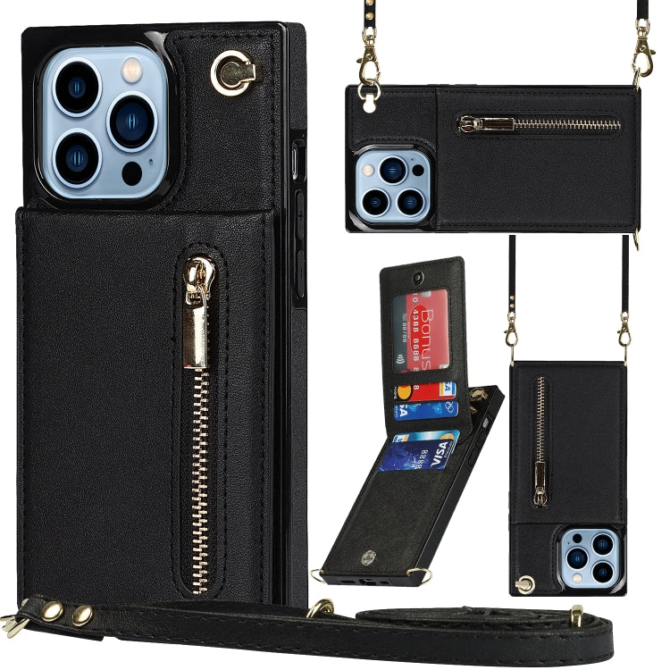 Custodia portafoglio con cerniera per iPhone 13 mini