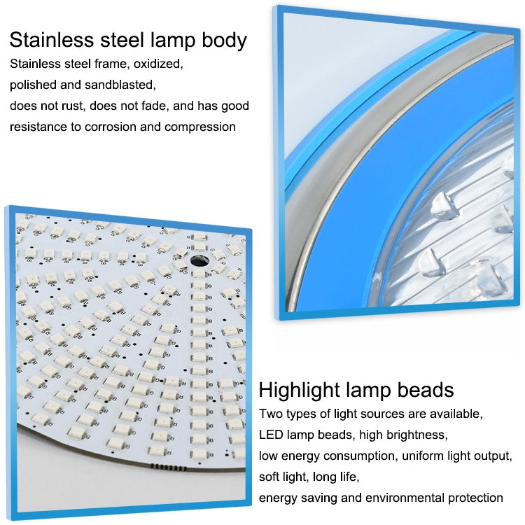 Luce subacquea LED in acciaio inox per piscina 6W-54W