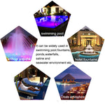 Luce subacquea LED in acciaio inox per piscina 6W-54W