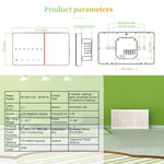 Termostato intelligente WiFi 220V 16A per riscaldamento domestico