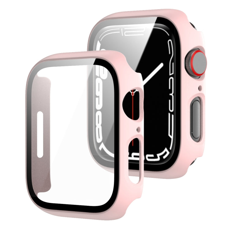 Cornice per PC 2 in 1 + custodia protettiva in vetro temperato, For Apple Watch Series 9 / 8 / 7 41mm, For Apple Watch Series 8 / 7 45mm, For Apple Watch Series 9 / 8 / 7 45mm