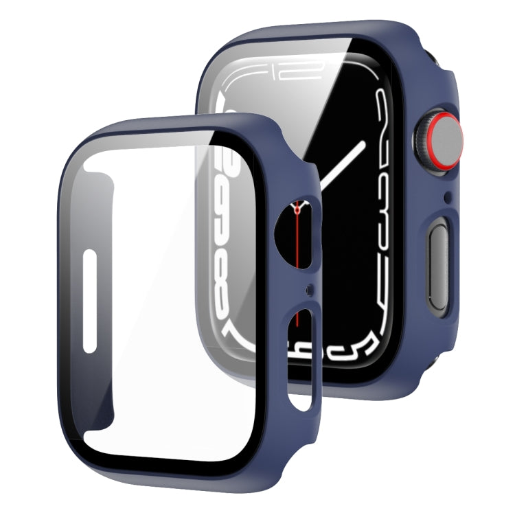 Cornice per PC 2 in 1 + custodia protettiva in vetro temperato, For Apple Watch Series 9 / 8 / 7 41mm, For Apple Watch Series 8 / 7 45mm, For Apple Watch Series 9 / 8 / 7 45mm