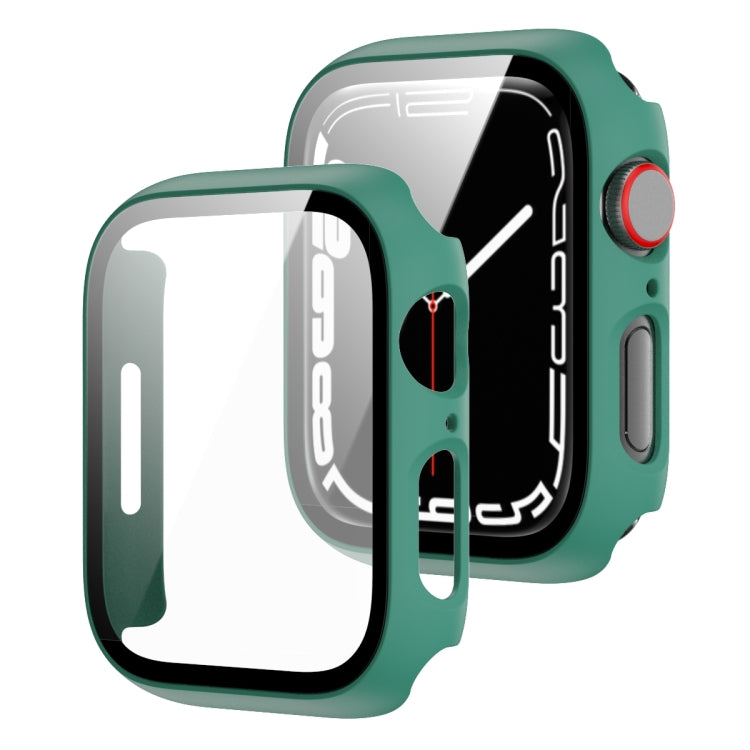 Cornice per PC 2 in 1 + custodia protettiva in vetro temperato, For Apple Watch Series 9 / 8 / 7 41mm, For Apple Watch Series 8 / 7 45mm, For Apple Watch Series 9 / 8 / 7 45mm