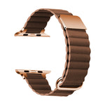Cinturino con cinturino in pelle magnetica per Apple Watch Series, 7 41mm / 6&SE&5&4 40mm / 3&2&1 38mm, 7 45mm / 6&SE&5&4 44mm / 3&2&1 42mm