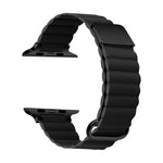 Cinturino con cinturino in pelle magnetica per Apple Watch Series, 7 41mm / 6&SE&5&4 40mm / 3&2&1 38mm, 7 45mm / 6&SE&5&4 44mm / 3&2&1 42mm
