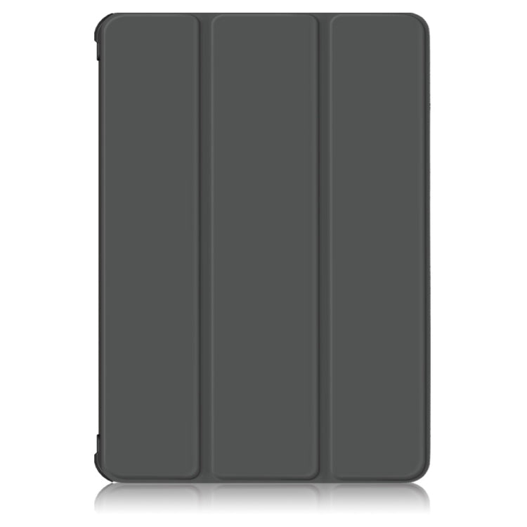 Custodia in pelle per tablet a ribalta orizzontale in TPU tinta unita con supporto a 3 pieghe e funzione Sleep / Wake-up, For Samsung Galaxy Tab S7 FE 12.4