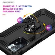 Custodia per telefono antiurto in TPU + PC con supporto girevole a 360 gradi, For Xiaomi Redmi Note 11 Pro 5G, For Xiaomi Redmi Note 11 5G