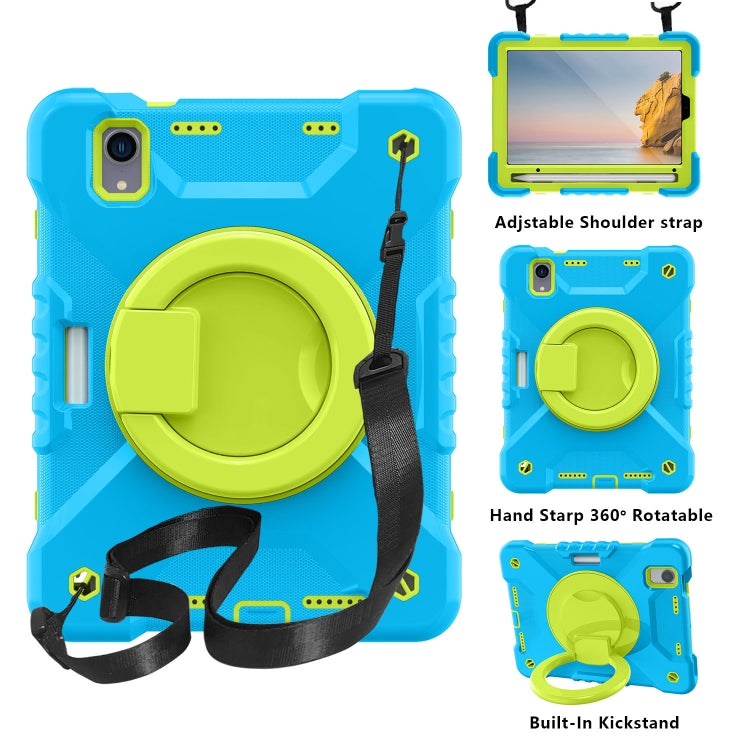 Custodia in silicone con cinturino per iPad mini 6 e 2024