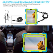Custodia per tablet in silicone + PC con cinturino, supporto e slot per penna, For iPad mini 2024 / mini 6