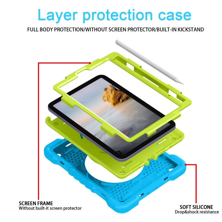 Custodia in silicone con cinturino per iPad mini 6 e 2024