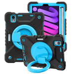 Custodia in silicone con cinturino per iPad mini 6 e 2024