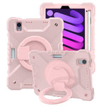 Custodia in silicone con cinturino per iPad mini 6 e 2024