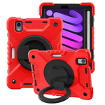 Custodia in silicone con cinturino per iPad mini 6 e 2024