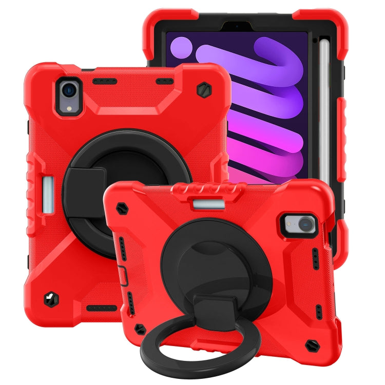 Custodia in silicone con cinturino per iPad mini 6 e 2024