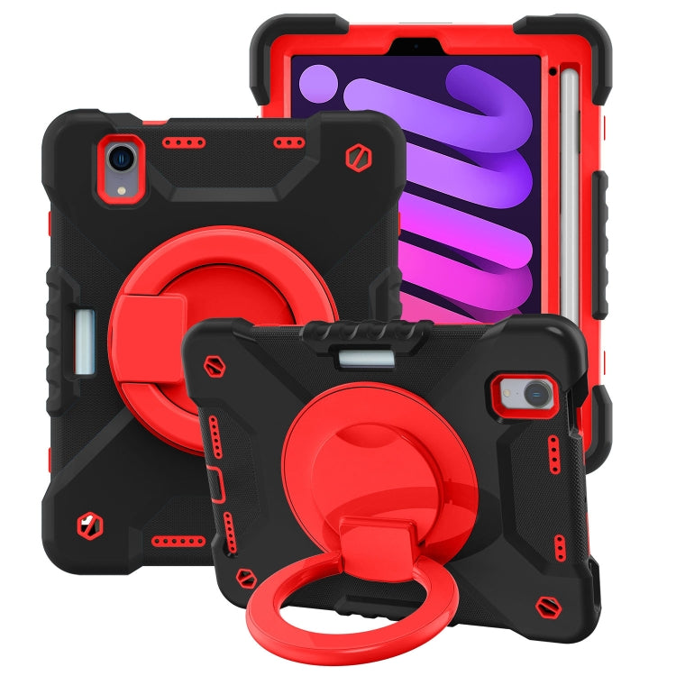 Custodia in silicone con cinturino per iPad mini 6 e 2024