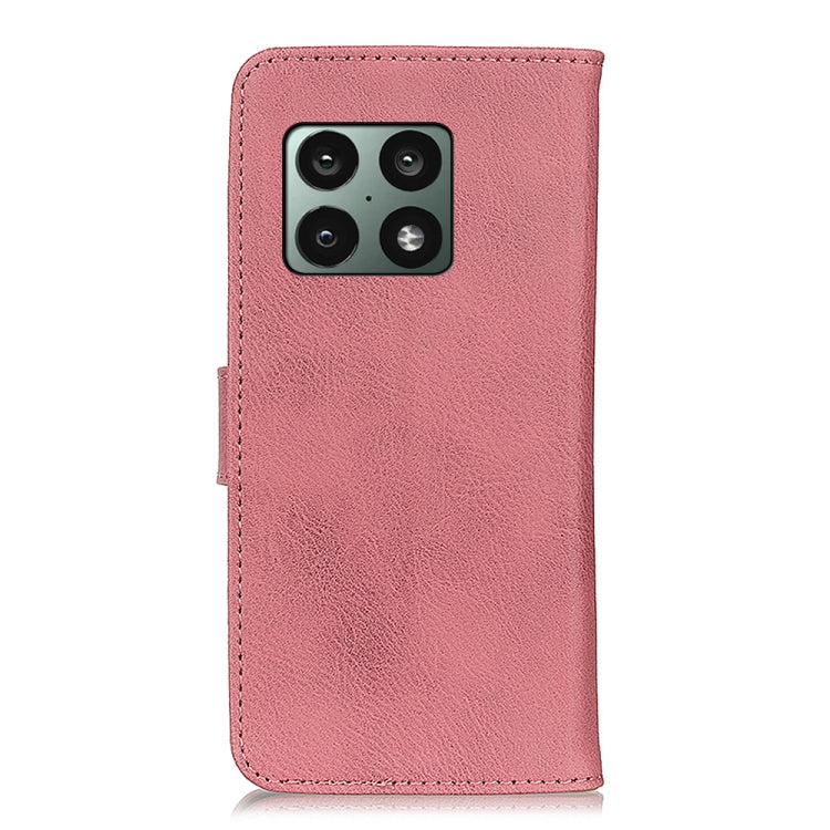 KHAZNEH Custodia per cellulare orizzontale in pelle con struttura in pelle bovina con supporto, slot per schede e portafoglio, For OnePlus 10 Pro, For vivo Y15s / Y15a