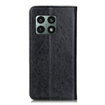 Custodia per telefono in pelle a vibrazione orizzontale con struttura magnetica Crazy Horse con supporto, slot per schede e portafoglio, For OnePlus 10 Pro