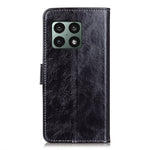Custodia in pelle a conchiglia orizzontale con struttura retrò Crazy Horse con supporto e slot per schede, cornice per foto e portafoglio, For OnePlus 10 Pro
