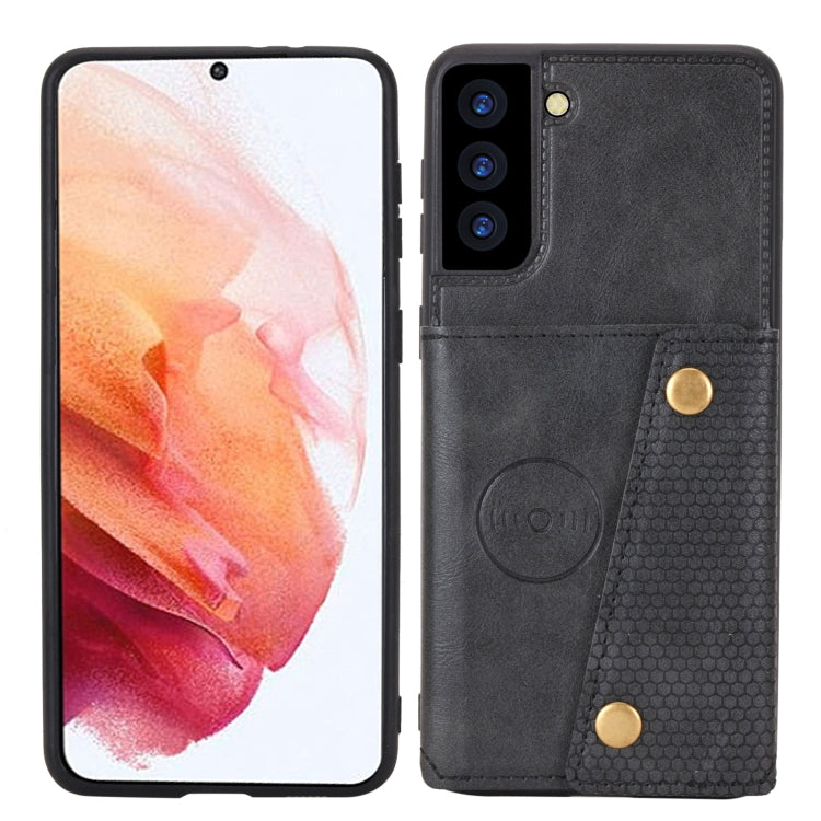Custodia magnetica per telefono con doppia fibbia PU + TPU, For Samsung Galaxy S22 5G, For Xiaomi 11T, For Samsung Galaxy S22+ 5G, For Samsung Galaxy S22 Ultra 5G