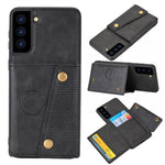 Custodia magnetica per telefono con doppia fibbia PU + TPU, For Samsung Galaxy S22 5G, For Xiaomi 11T, For Samsung Galaxy S22+ 5G, For Samsung Galaxy S22 Ultra 5G
