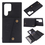 Custodia magnetica per telefono con doppia fibbia PU + TPU, For Samsung Galaxy S22 5G, For Xiaomi 11T, For Samsung Galaxy S22+ 5G, For Samsung Galaxy S22 Ultra 5G