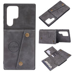 Custodia magnetica per telefono con doppia fibbia PU + TPU, For Samsung Galaxy S22 5G, For Xiaomi 11T, For Samsung Galaxy S22+ 5G, For Samsung Galaxy S22 Ultra 5G