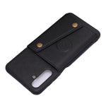 Custodia magnetica per telefono con doppia fibbia PU + TPU, For Samsung Galaxy A13 5G