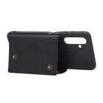 Custodia magnetica per telefono con doppia fibbia PU + TPU, For Samsung Galaxy A13 5G