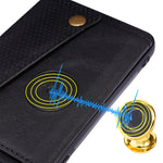 Custodia magnetica per telefono con doppia fibbia PU + TPU, For Samsung Galaxy A13 5G