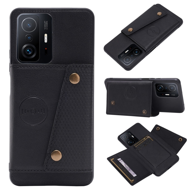 Custodia magnetica per telefono con doppia fibbia PU + TPU, For Samsung Galaxy S22 5G, For Xiaomi 11T, For Samsung Galaxy S22+ 5G, For Samsung Galaxy S22 Ultra 5G