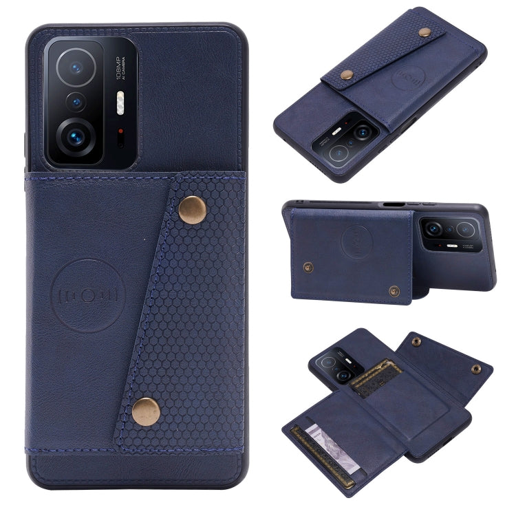 Custodia magnetica per telefono con doppia fibbia PU + TPU, For Samsung Galaxy S22 5G, For Xiaomi 11T, For Samsung Galaxy S22+ 5G, For Samsung Galaxy S22 Ultra 5G