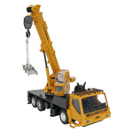 Veicolo di ingegneria di simulazione di telecomando a 10 canali MoFun 2.4G, Crane, Dump Truck, Mixer Truck
