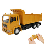 Veicolo di ingegneria di simulazione di telecomando a 10 canali MoFun 2.4G, Crane, Dump Truck, Mixer Truck