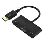 D45 3 in 1 HDMI a HDMI + VGA + cavo convertitore audio 3.5, D45
