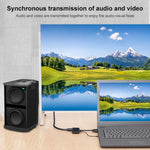 D45 3 in 1 HDMI a HDMI + VGA + cavo convertitore audio 3.5, D45