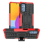 Gomma Texture TPU + Custodia per telefono PC con supporto, For Samsung Galaxy M52 5G