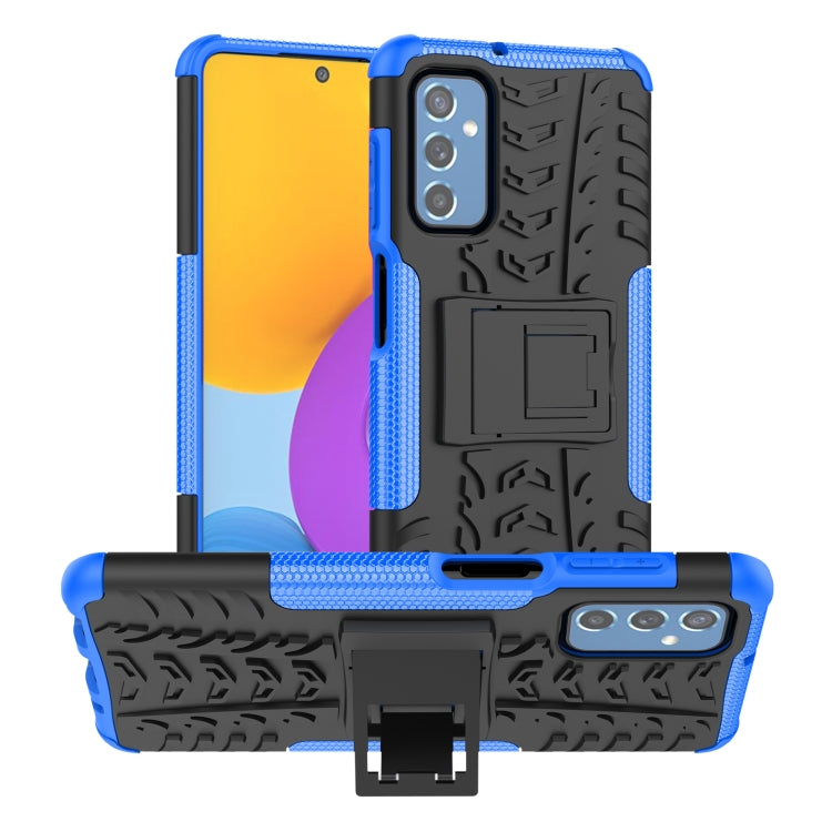 Gomma Texture TPU + Custodia per telefono PC con supporto, For Samsung Galaxy M52 5G