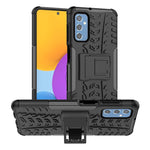 Gomma Texture TPU + Custodia per telefono PC con supporto, For Samsung Galaxy M52 5G