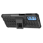 Gomma Texture TPU + Custodia per telefono PC con supporto, For Samsung Galaxy M52 5G