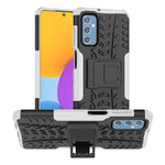 Gomma Texture TPU + Custodia per telefono PC con supporto, For Samsung Galaxy M52 5G
