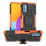 Gomma Texture TPU + Custodia per telefono PC con supporto, For Samsung Galaxy M52 5G
