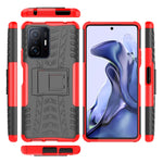 Gomma Texture TPU + Custodia per telefono PC con supporto, For Xiaomi Mi 11T, For Nokia G300, For Samsung Galaxy S22 Ultra 5G